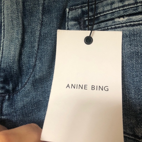 Anine Bing Front Pocket Flare Designer Jeans 24 - Picture 12 of 14